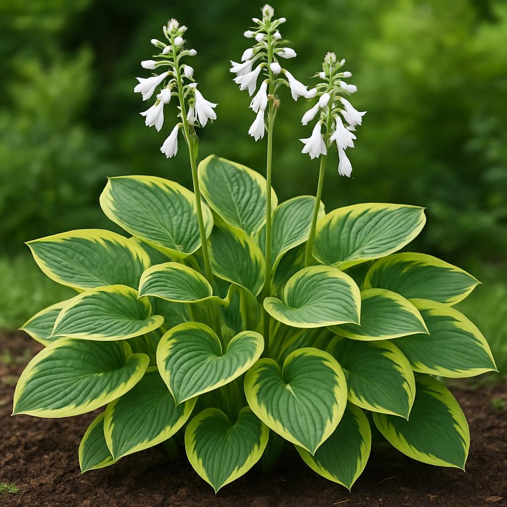 Goldrand-Funkie — Hosta 'Wide Brim'