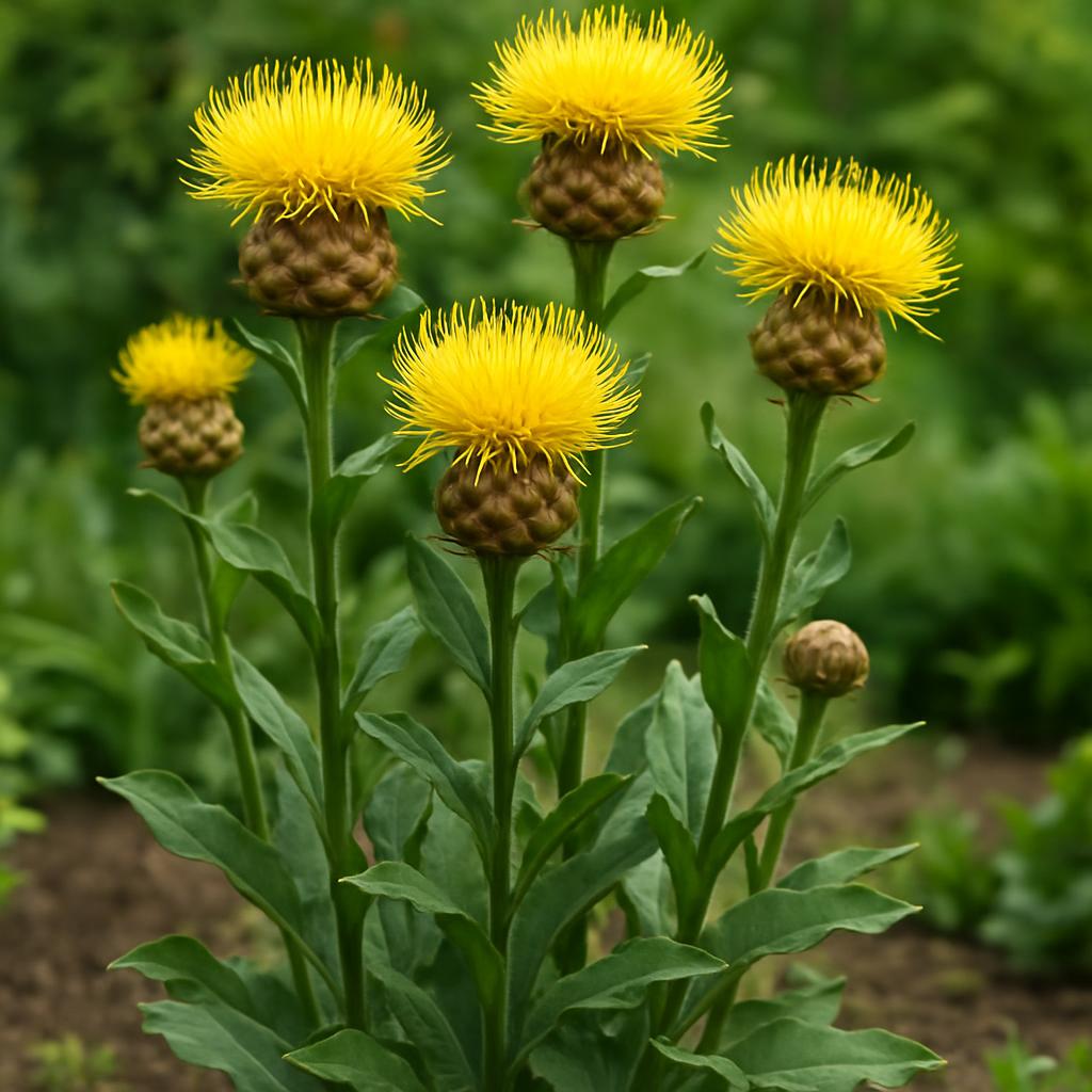 Großköpfige Flockenblume — KI-erzeugte Illustration