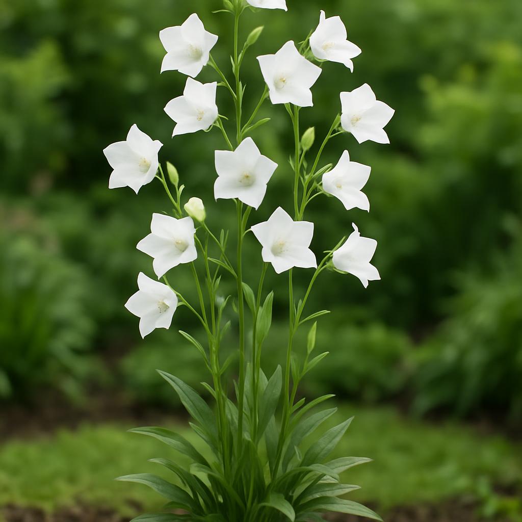 Pfirsichblatt-Glockenblume Weiß — Campanula persicifolia 'Alba'