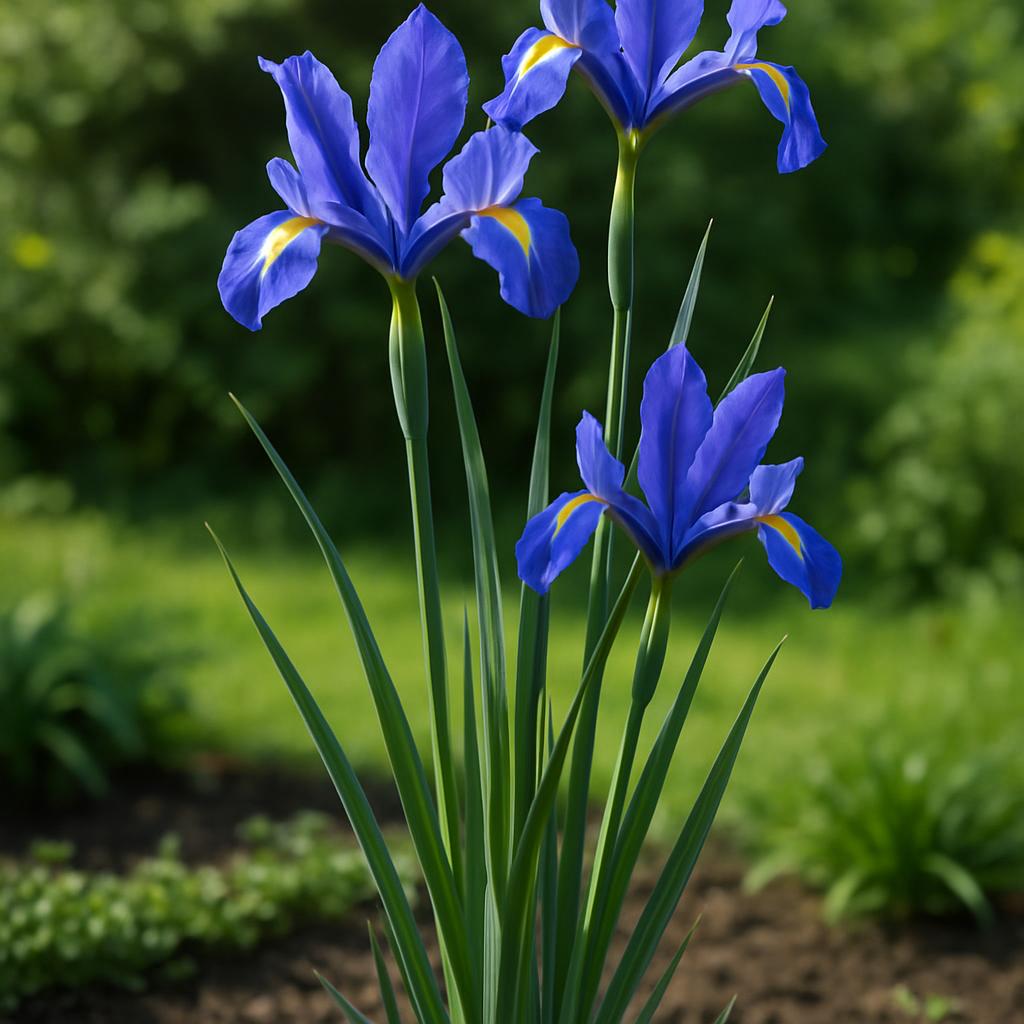 Spanische Iris — KI-erzeugte Illustration