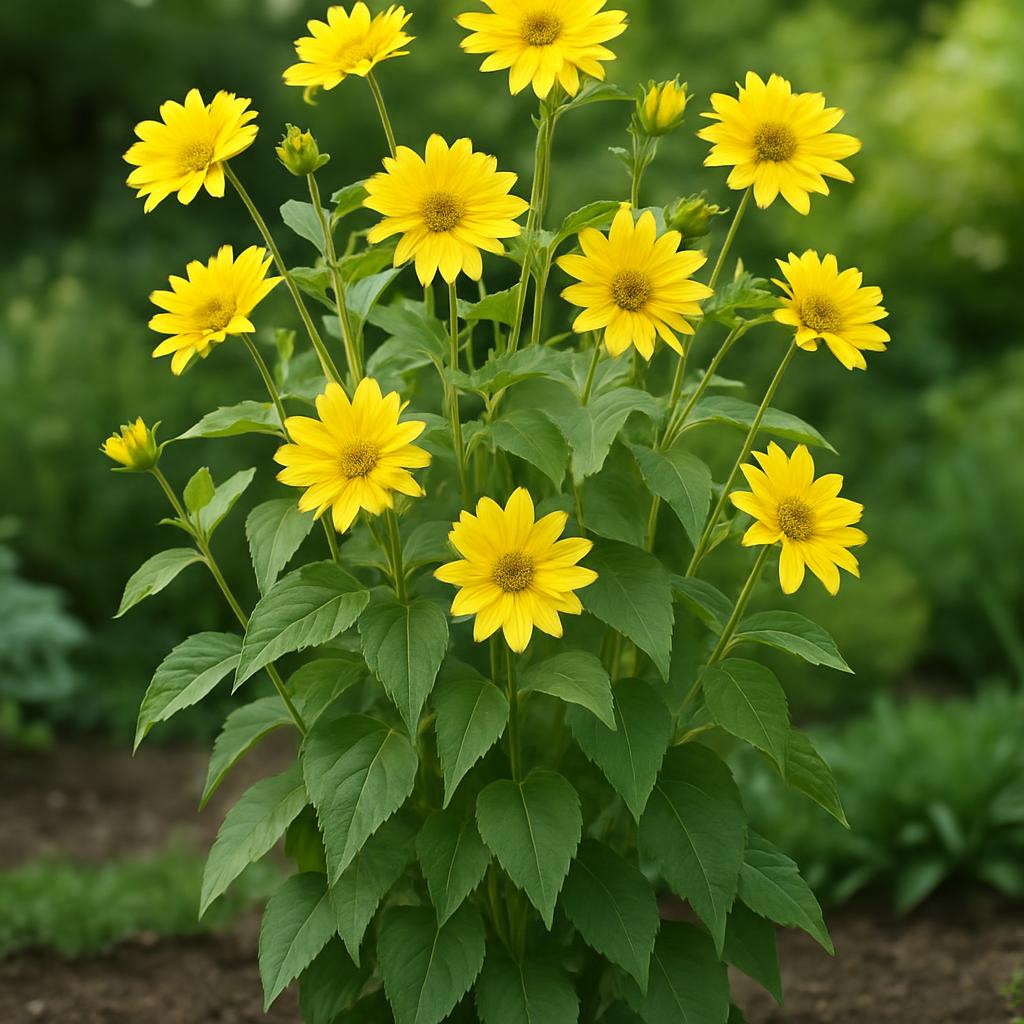 Stauden-Sonnenblume — KI-erzeugte Illustration