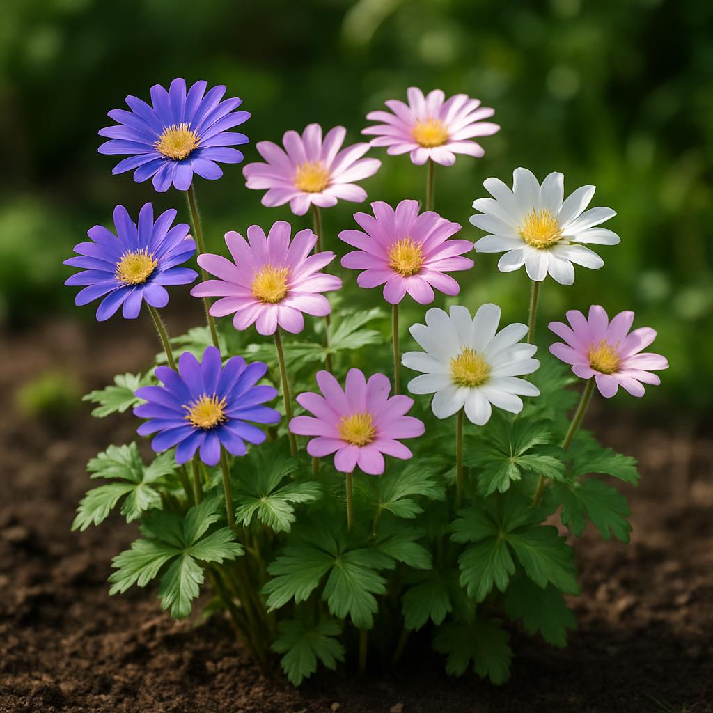 Strahlenanemone — KI-erzeugte Illustration