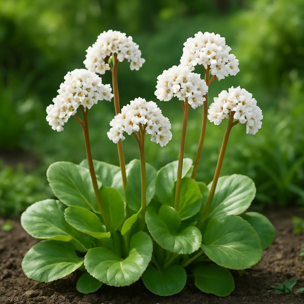 Weiße Bergenie — Bergenia 'Silberlicht'