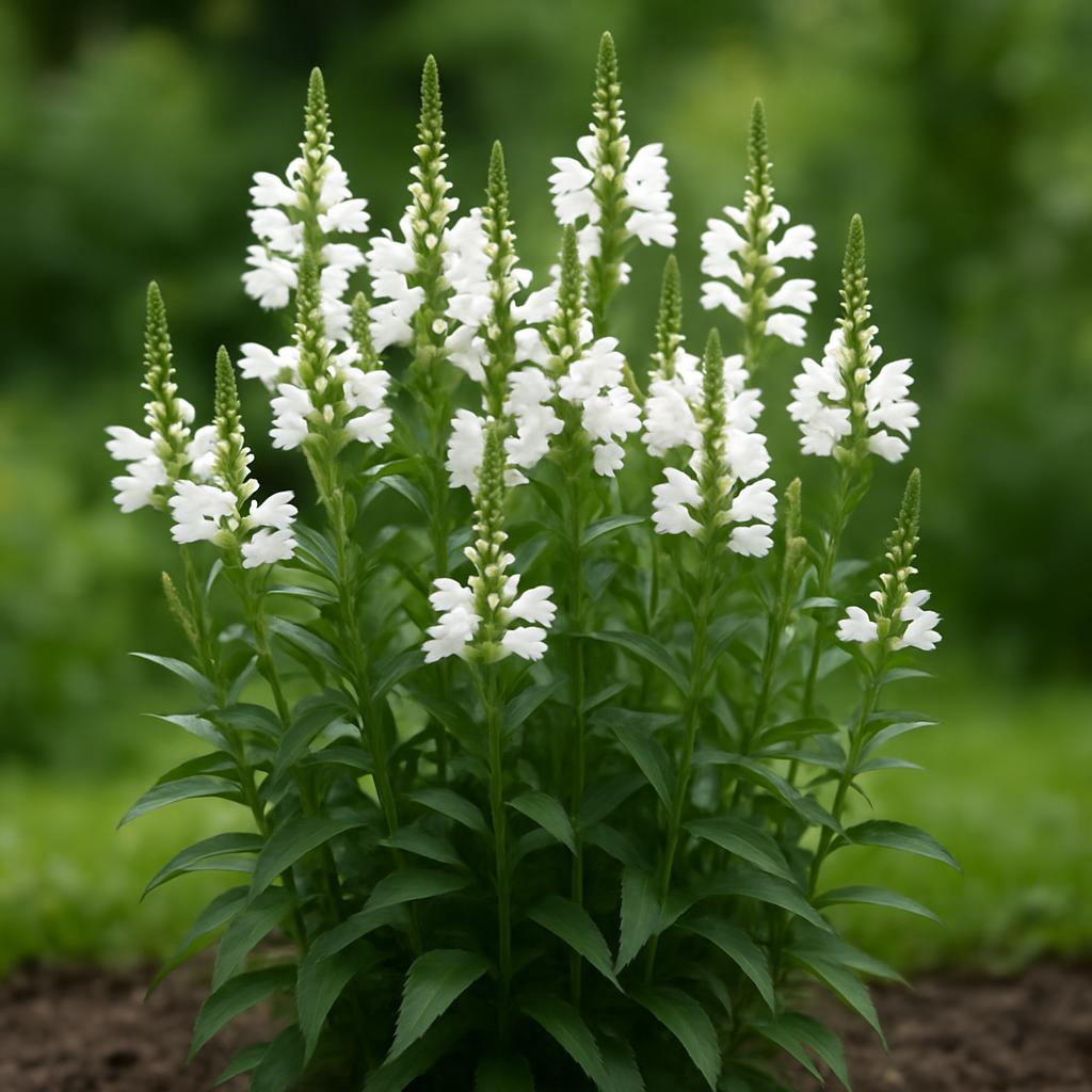 Weiße Gelenkblume — Physostegia virginiana 'Summer Snow'